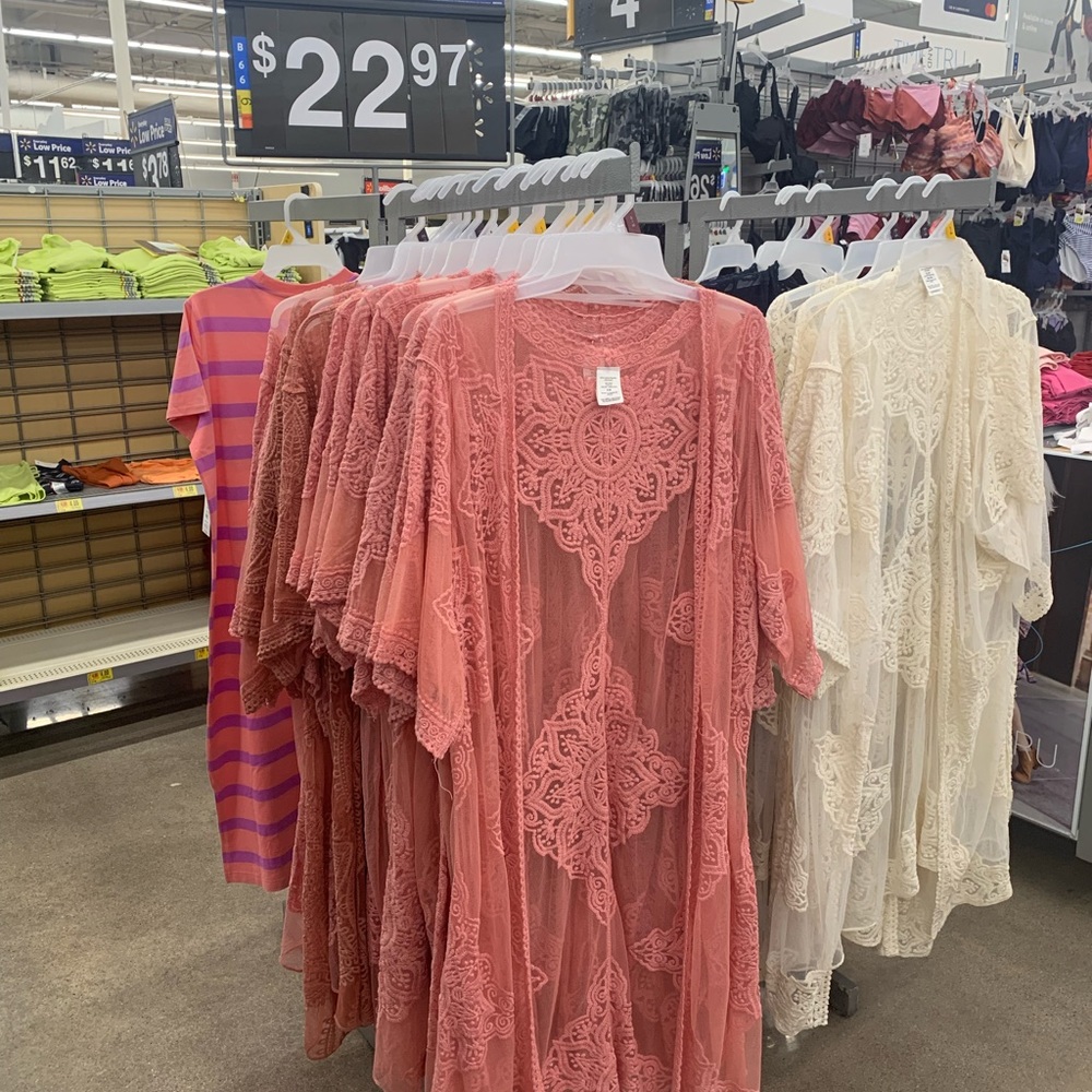 Lace Kimono Style Coverup - Picture 3 of 3